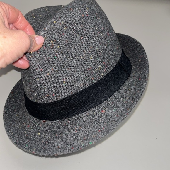 Goodfellow & Co unisex grey flecked fedora hat size L/XL - Picture 5 of 8